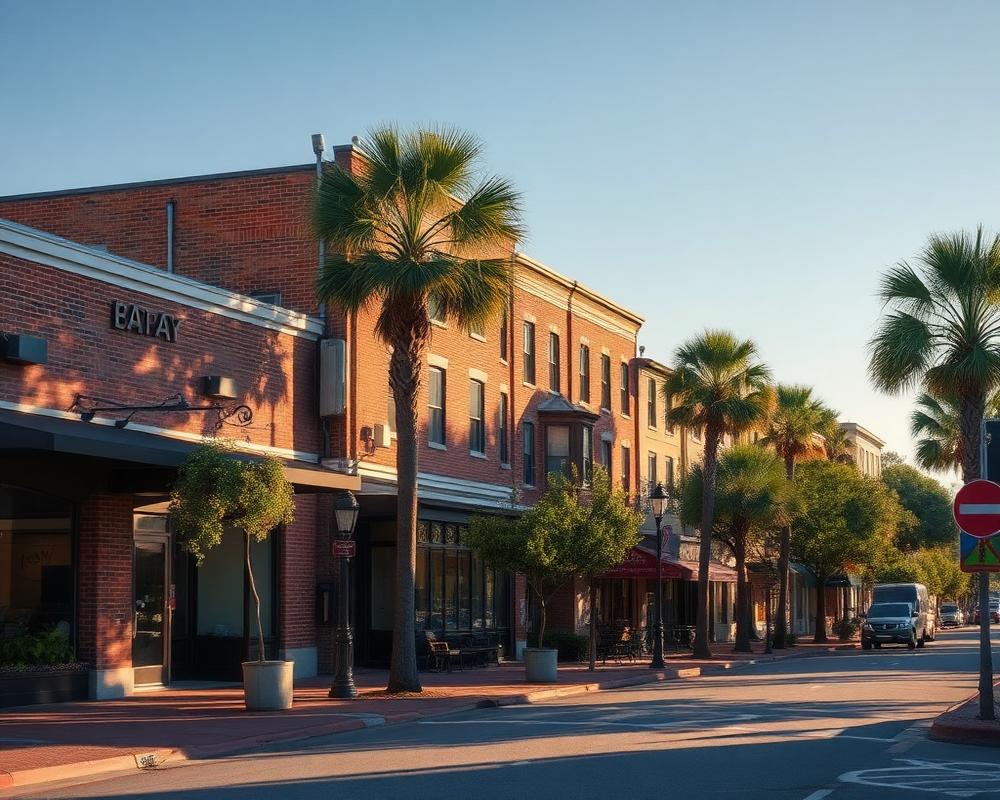 Historic Bay Street in downtown Beaufort